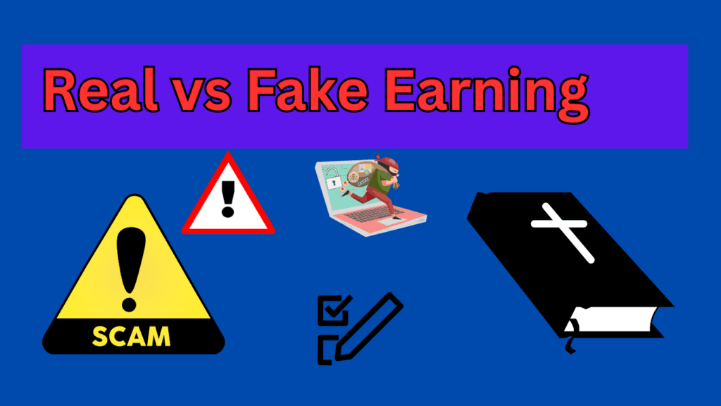 Real vs Fake Earning
