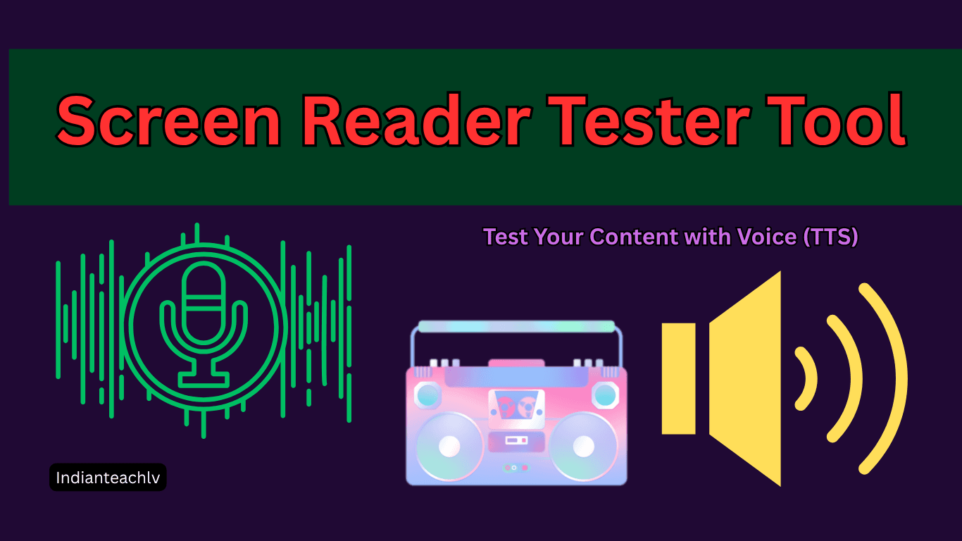 Screen Reader Tester