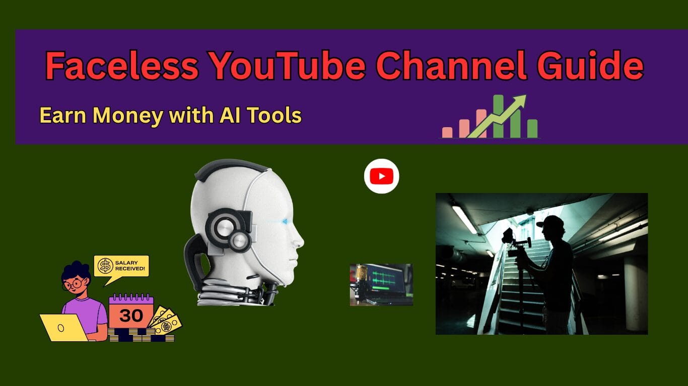 बिना चेहरा दिखाए YouTube से पैसे कैसे कमाएं 2026 – 5 बेस्ट AI टूल्स गाइड