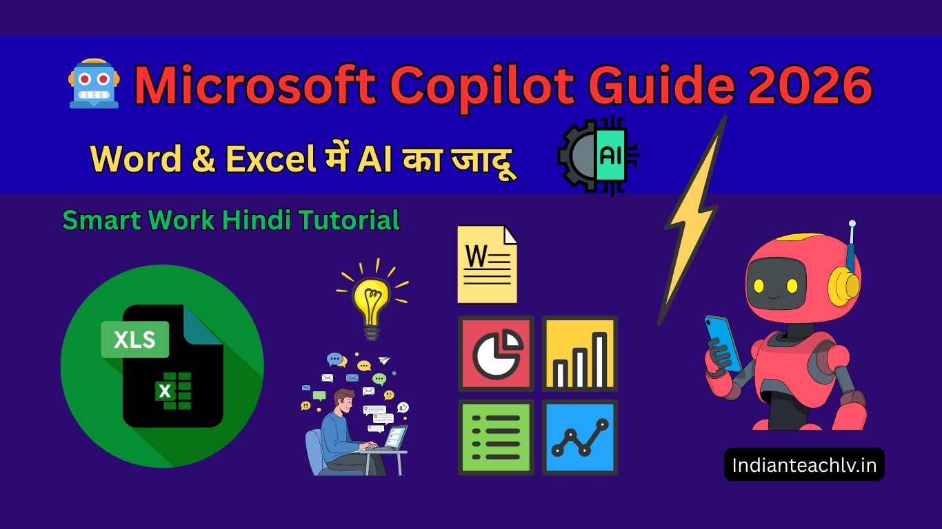 Microsoft Copilot AI guide for Word and Excel in Hindi with smart office productivity tips